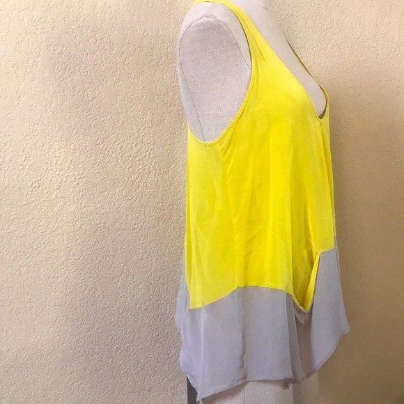 100% Silk Colorblock Blouse - Picture 6 of 9